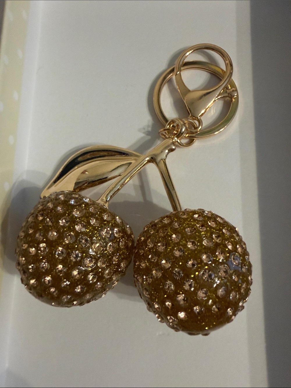 Cherry Keychain/Bag Charm NWOT - Picture 2 of 2
